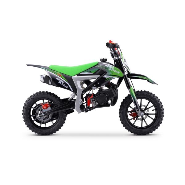 Benzínová motorka pro děti Beneo Motors CROSS SX zelená - 50cm3 (obrázek 3)