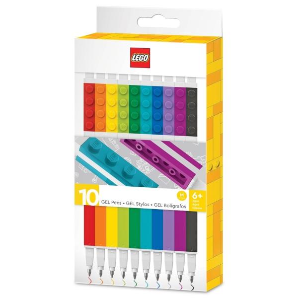 Penne gel LEGO, mix di colori - 10 pz