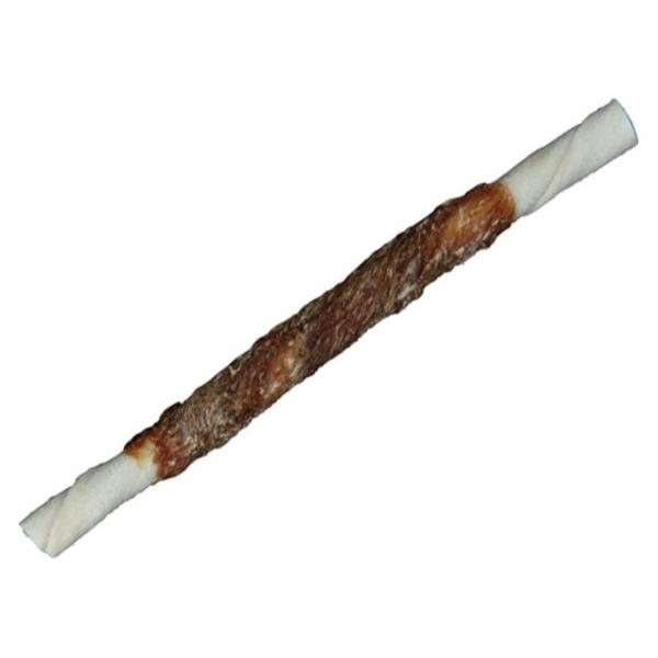 Pochoutka Trixie DentaFun buvolí kůže obalená kachním masem, role 10ks 80g