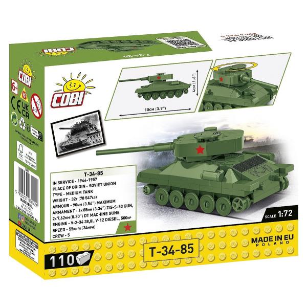 Cobi T-34/85, 1:72, 110k