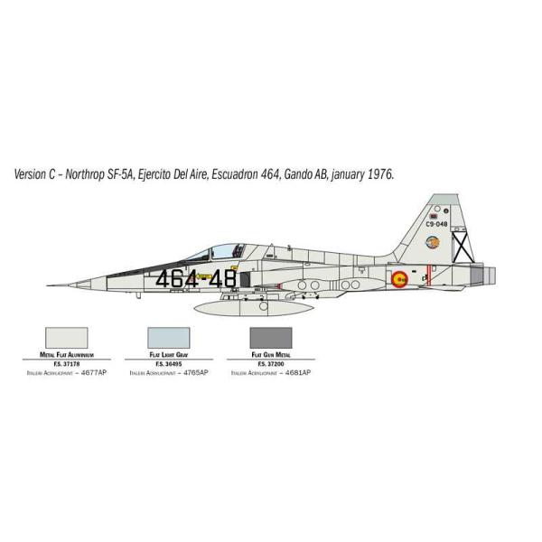 Model Kit letadlo 1441 - F-5A Freedom Fighter (1:72) (obrázek 6)