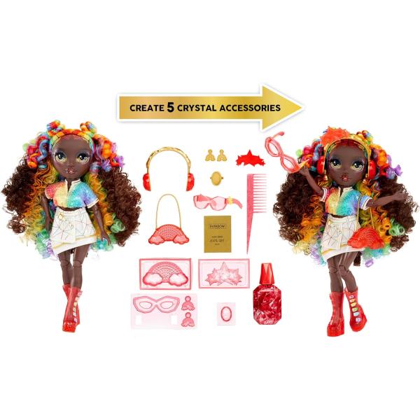 Rainbow High Creative Crystals panenka – Iris Bow