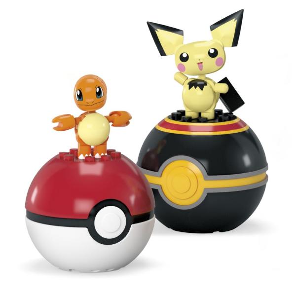 Mega Pokémon Pokéball – Charmander a Pichu