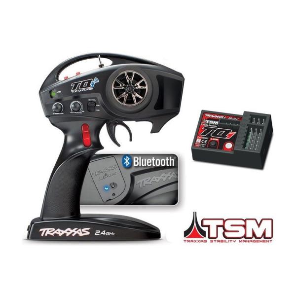 Traxxas vysílač TQi 4 kan., BlueTooth modul, přijímač TSM