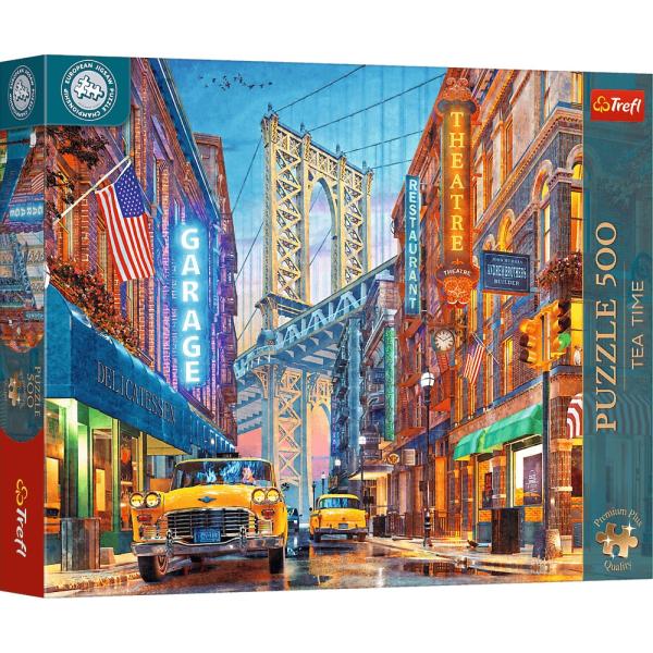 Trefl Puzzle 500 Premium Plus Tea Time: Výhled na most v Manhattanu