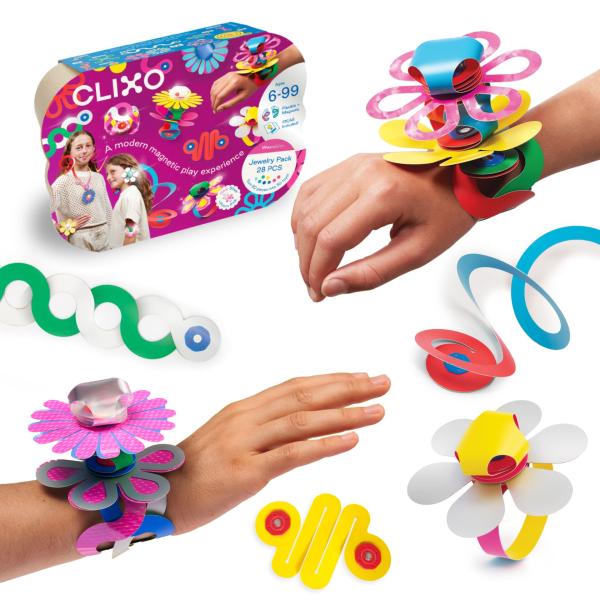 CLIXO Jewelry - magnetická stavebnice 28 kusů (obrázek 4)