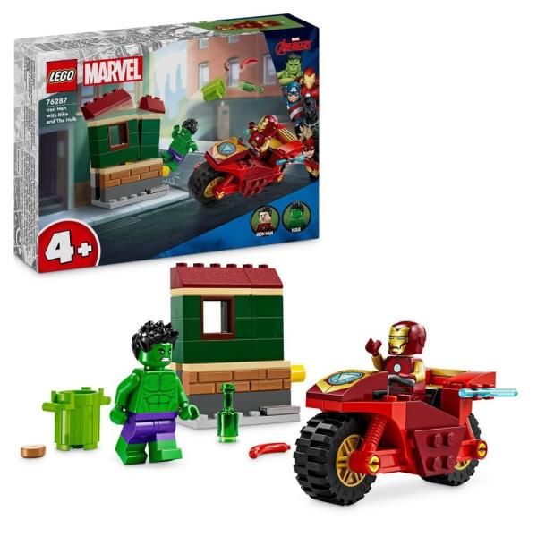 LEGO® Marvel 76287 Iron Man s motorkou a Hulkem