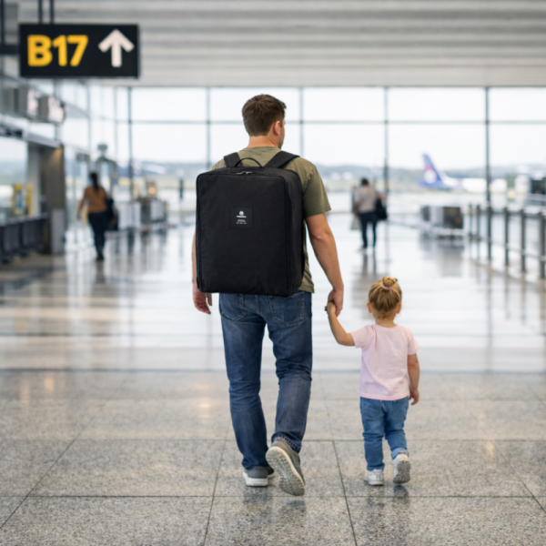 PETITE&MARS Taška přepravní na kočárek Carrie Black