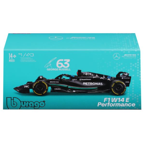 Bburago 1:43 RACE Formula F1 - Mercedes-AMG F1 W15 Performance (2024) #63 (George Russell) (obrázek 3)