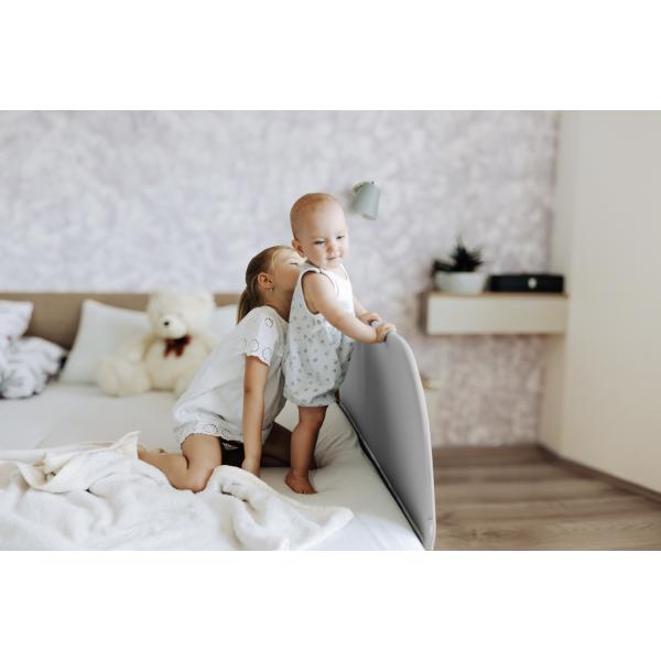 Zábrana na postel Monna Compact, šedá