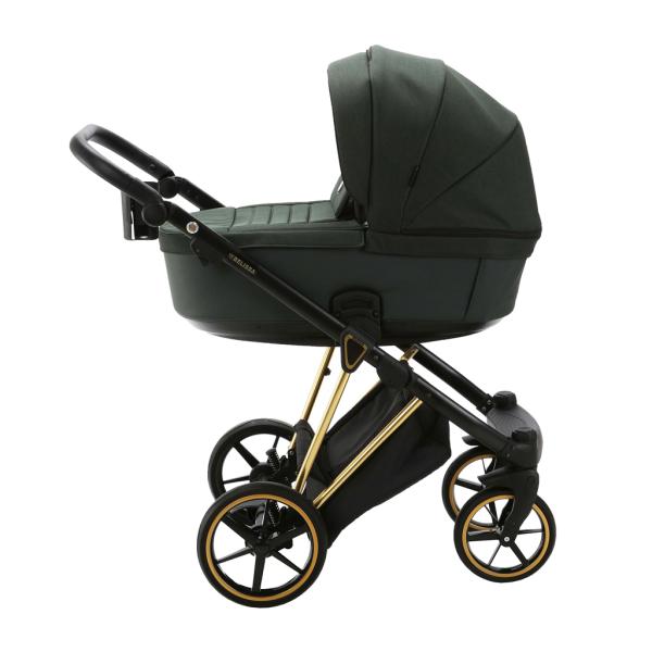 ADAMEX Kočík kombinovaný Belissa Special Edition Dark Green/Gold (obrázek 4)