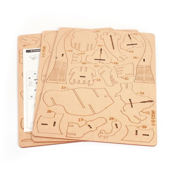 GRAINE CREATIVE 3D Puzzle T-rex 49ks (obrázok 7)