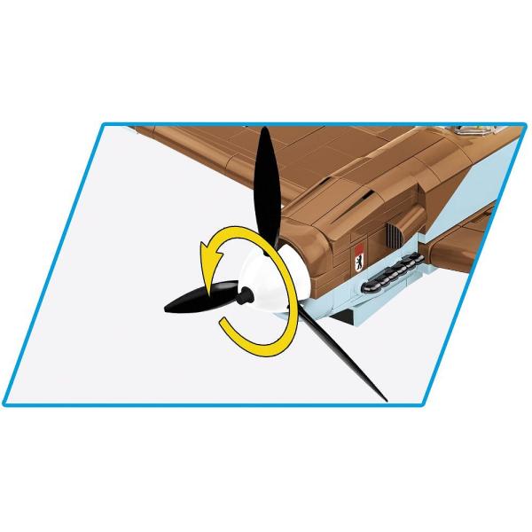 Cobi II WW Messerschmitt BF 109 G, 1:32, 348 k, 1 f