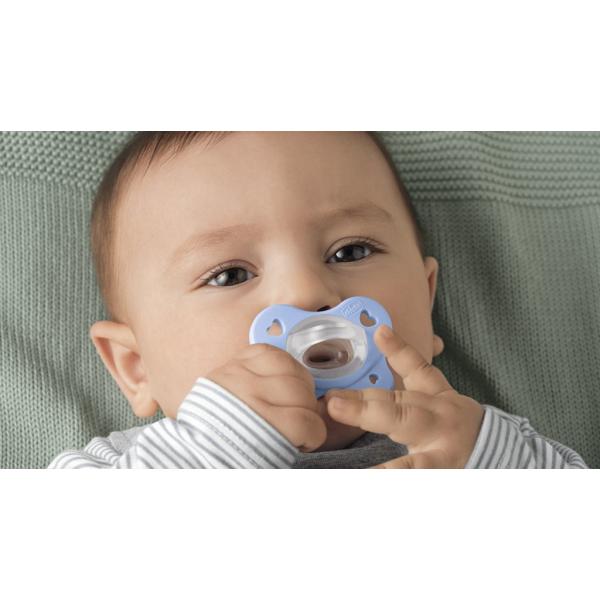 CHICCO Dudlík PhysioForma® Dual Soft modrý 0-2m, 1 ks (obrázek 5)