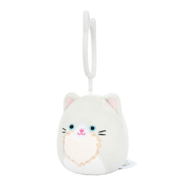 SQUISHMALLOWS Klíčenka Angorská kočka – Zachariah