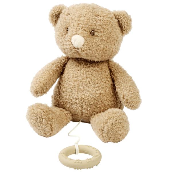 NATTOU Hračka plyšová hudobná Teddy medvedík 24 cm