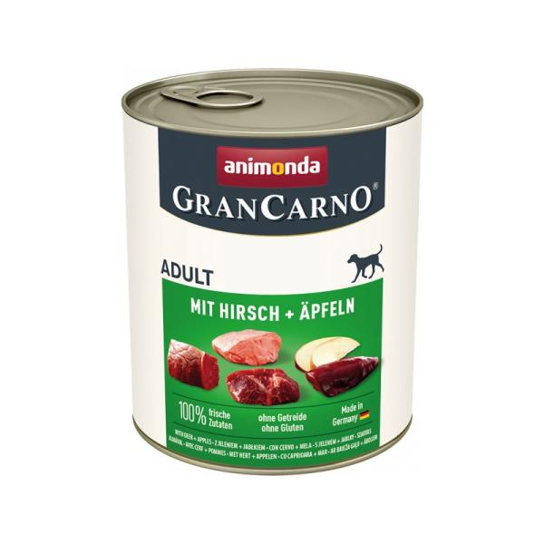 Konzerva Animonda Gran Carno Adult s jelenem a jablky 800g