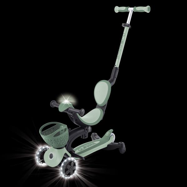 Globber koloběžka Go Up Baby lights 360 ° Sage (obrázek 3)