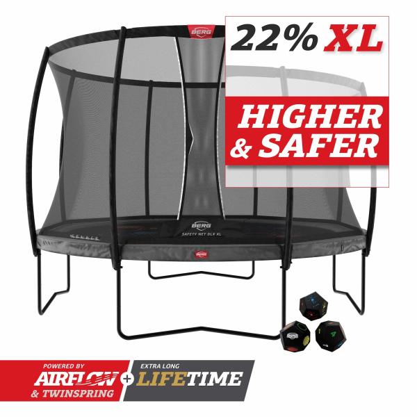 BERG Champion 430 Grey Levels + ochranná síť Deluxe DLX XL (obrázek 3)