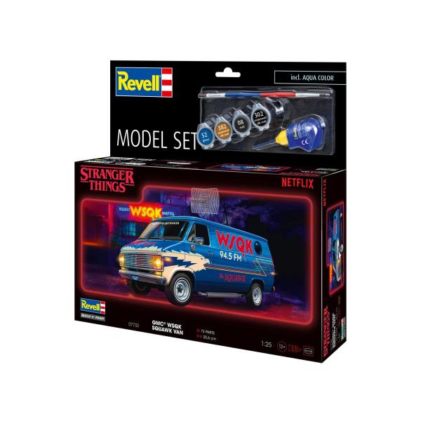 ModelSet STRANGER THINGS auto 67732 - GMC® WSQK Squawk Van (1:25) (obrázek 11)