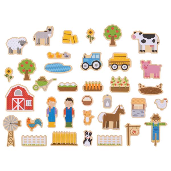 Bigjigs Toys Magnetky farma