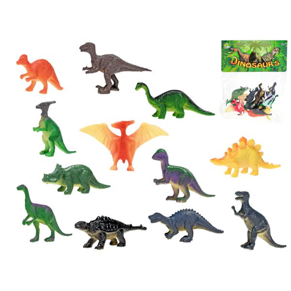 Dinosaurus 4-8cm 12druhů 12ks