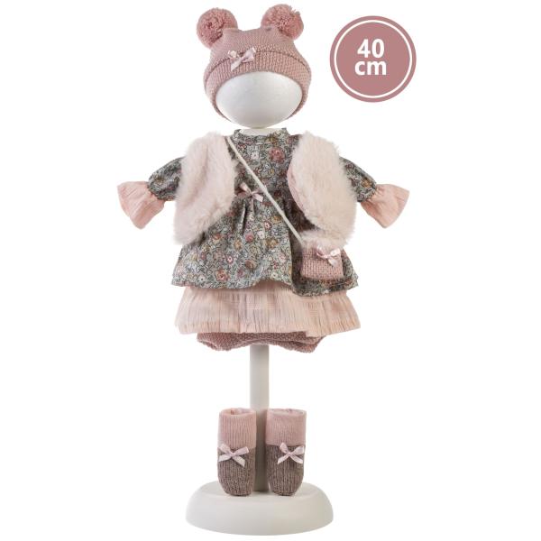 Llorens 540G GRETA – realistická panenka s měkkým látkovým tělem – 40 cm