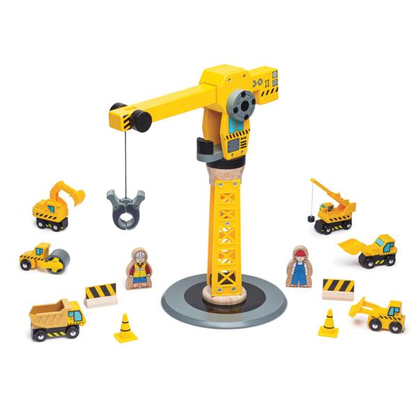 Bigjigs Rail Žeriav a stavebné stroje
