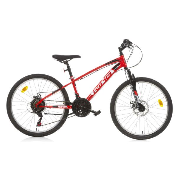 Dino Bikes - Detský bicykel 24" 424US-06D -AURELIA červený s prevodmi