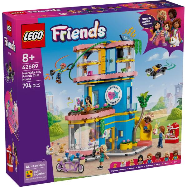 LEGO® Friends 42689 Klubovna kamarádů v městečku Heartlake (obrázek 3)
