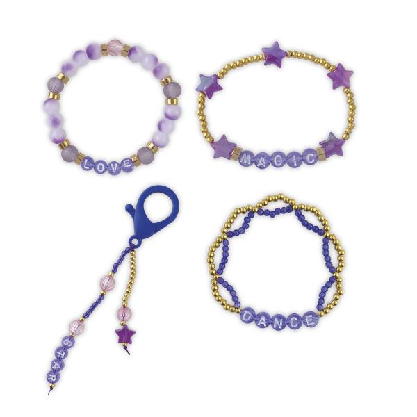 Janod Atelier Sada Výroba šperků Náramky Popstar 3 ks a doplněk od 7 let