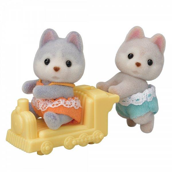 Sylvanian Families Gemelli Husky