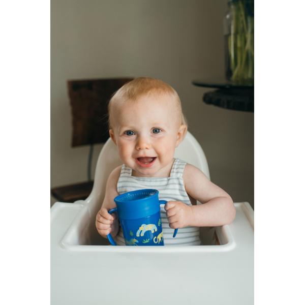 DR.BROWN’S Hrnek Cheers360 6m+ 200 ml modrý