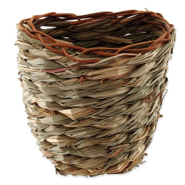 Hnízdo Small Animals Košík z trávy pletené 15x10x15cm