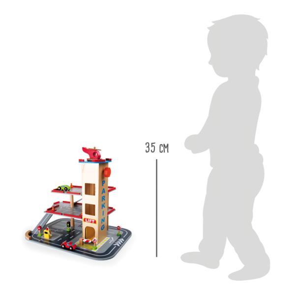 Small Foot Dřevěné parkoviště rychlý sestup (obrázek 4)