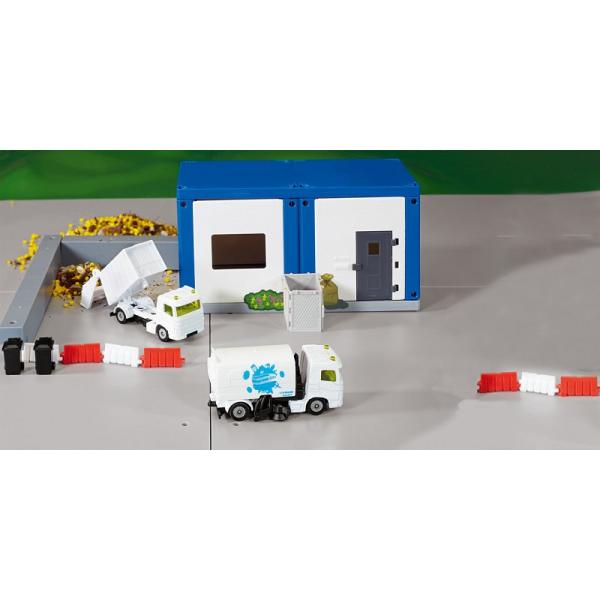 SIKU Blistr – zametací a popelářské auto, komunální set