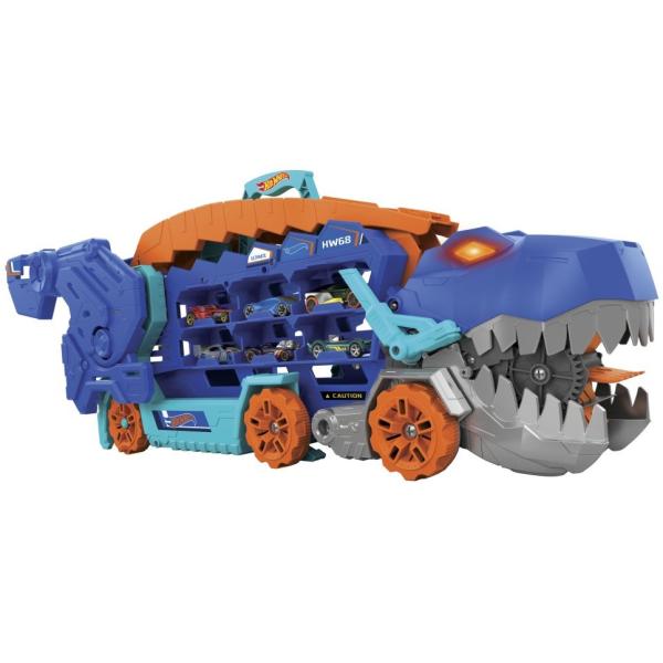 Trattore Mattel Hot Wheels City T-rex con luci e suoni