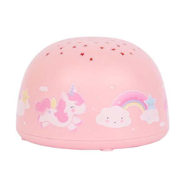 A Little Lovely Company – lampa s projektorem – jednorožci