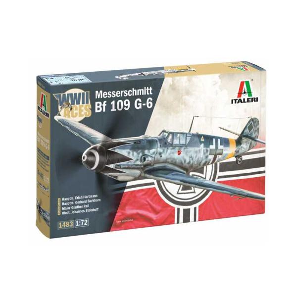 Model Kit letadlo 1483 - Bf 109 G-2/G-6 Aces (1:72)