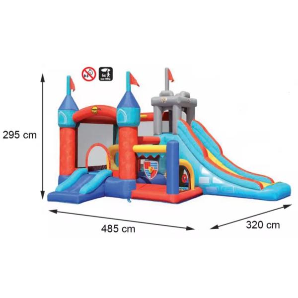 Happy Hop – Skákací nafukovací hrad Rytířský hrad 13 v 1