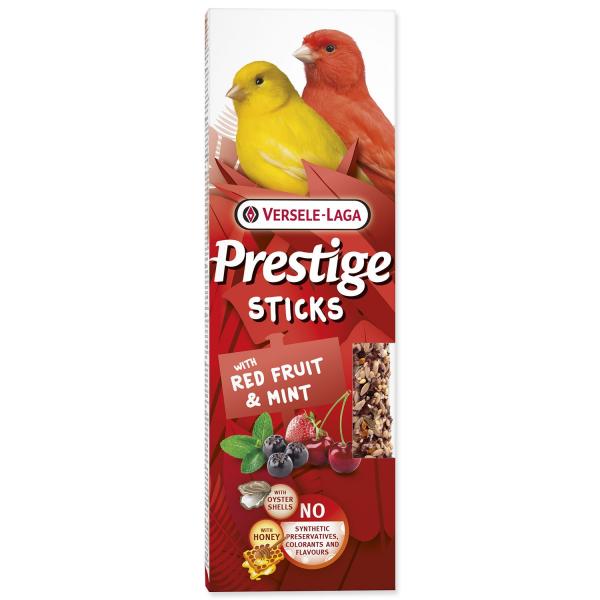 Versele-Laga Prestige Sticks canarino con frutti rossi e menta 60g 2pz