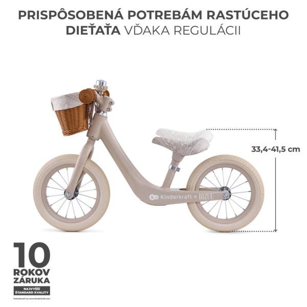 KINDERKRAFT Odrážedlo Rapid 2 Dune Whisper Bizuu (obrázek 5)