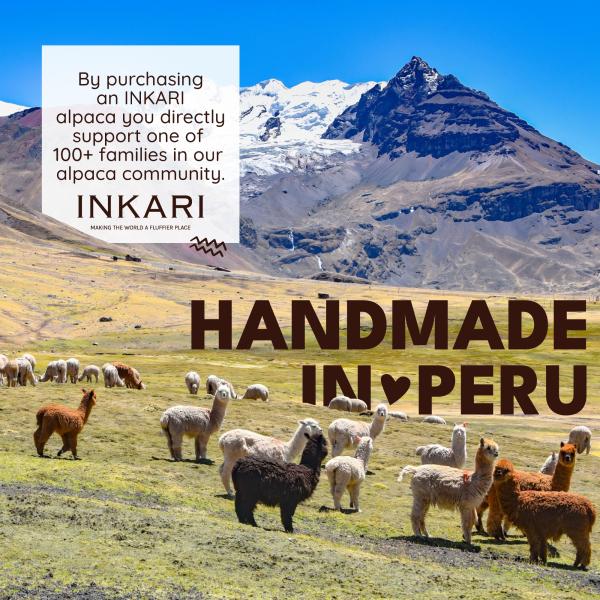 INKARI Plyšová hračka Alpaka Mini Walnut 15cm (obrázek 5)