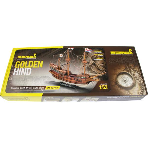 MAMOLI Golden Hind 1577 1:53 kit (obrázek 11)
