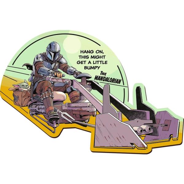 Trefl Dřevěné puzzle 160 dílků – The Mandalorian – Reunite