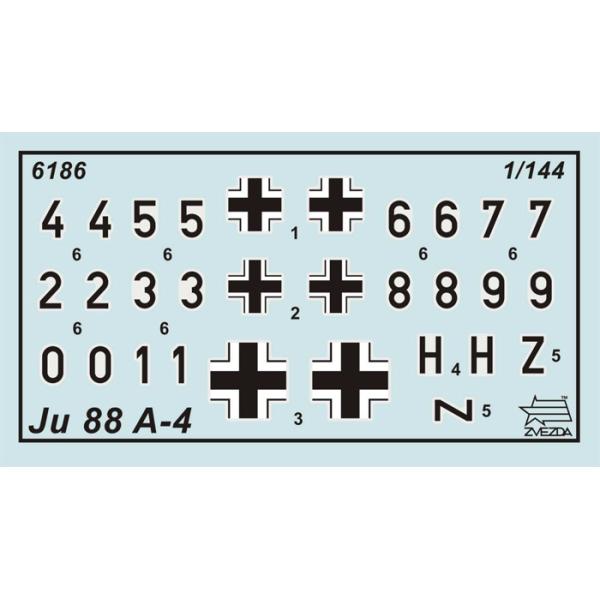 Wargames (WWII) letadlo 6186 – Junkers Ju-88A4 (1: 200)