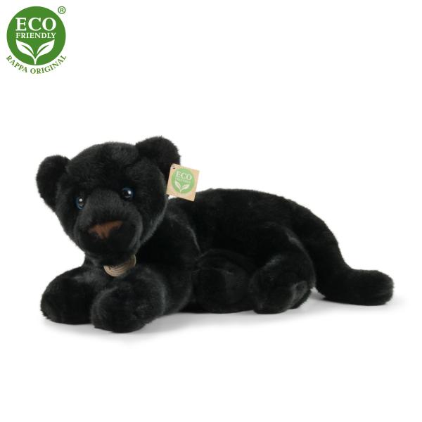 Plyšový čierny panter ležiaci 34 cm ECO-FRIENDLY