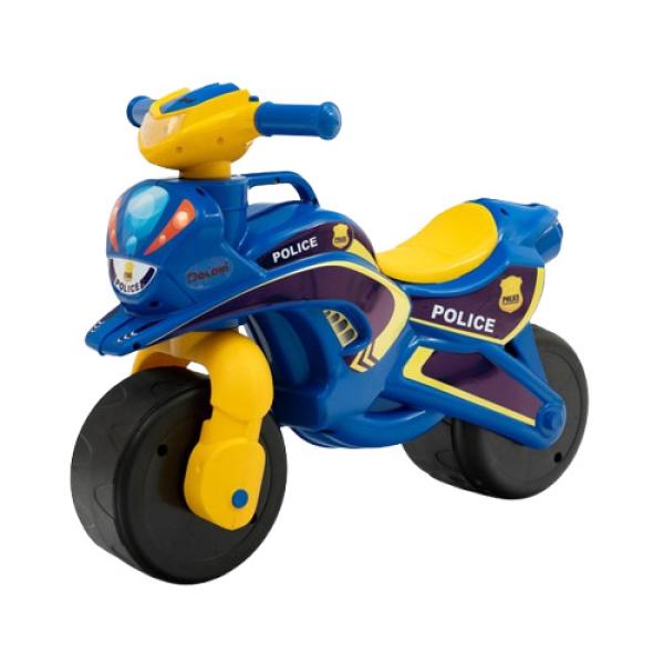 DOLONI Odrážecí motorka "Bike Police" - modrá