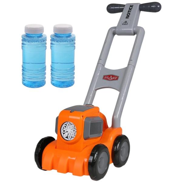 Bublifuk kosačka + náplň plast, na batérie so svetlom