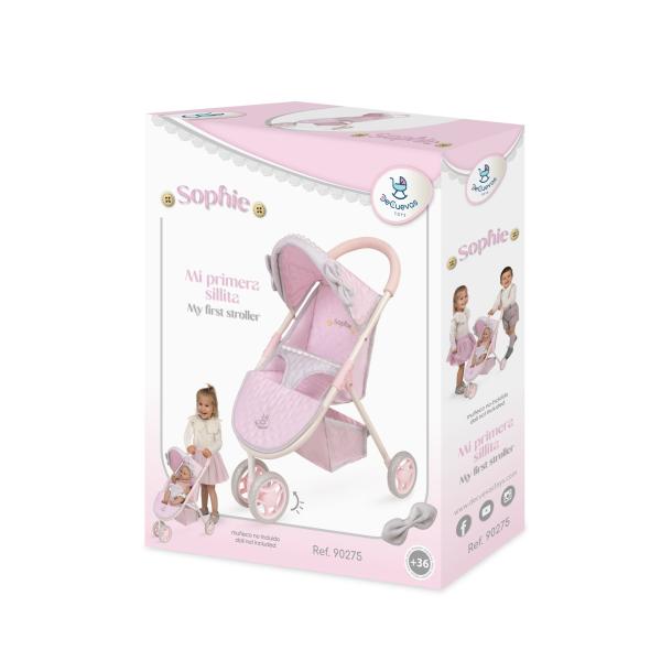 DeCuevas 90275 Sportovní kočárek pro panenky tříkolový Sophie 2025 - 55 cm (obrázek 5)